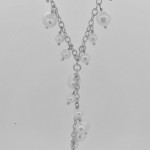 Sterling Silver Pearl Lasso Necklace