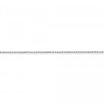 14k White Gold Rope Chain 18 Inches
