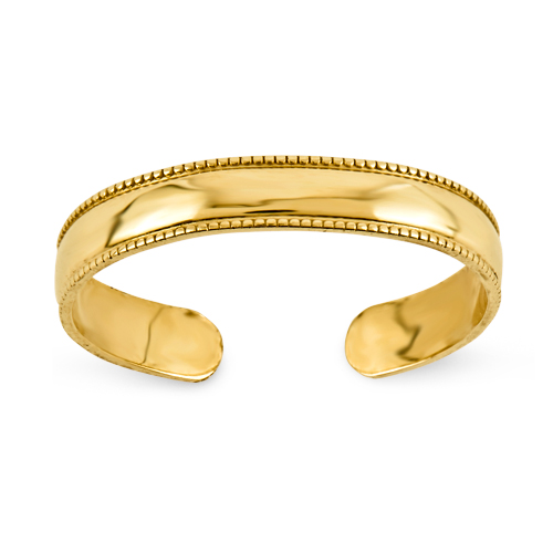 14k Mill Grain Toe Ring Parker Jewelers