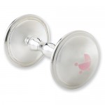 Silver-Plated Princess Baby Rattle