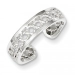 Sterling Silver Solid Toe Ring