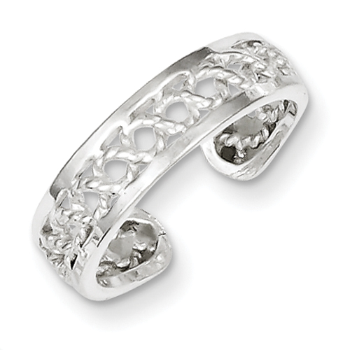 Sterling Silver Solid Toe Ring Parker Jewelers