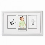 White Babyprints Photo Frame