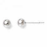 Leslies Sterling Silver Polished Ball Post Earrings