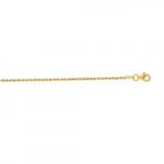 14K Yellow Gold 1.5mm Royal Rope Chain with Lobster Clasp