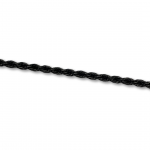 Black Stainless Steel Rope Chain 24" Necklace