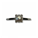 10K White Gold Fresh Water Cultured Pearl Ring Size 7