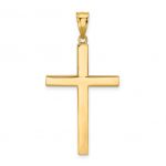 14K Yellow Gold Latin Cross Pendant