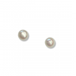 Sterling Silver 4-5mm Freshwater Pearl Stud Earrings