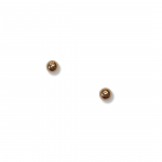14K Rose Gold Polished 3mm Ball Post Stud Earring