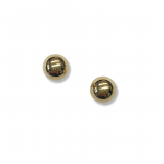 14K Yellow Gold Polished 7mm Ball Post Stud Earring