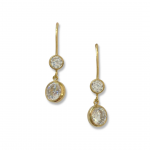 Gold-Filled 14/20 CZ Drop French Wire Earrings