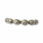 Sterling Silver Sigle Row Rice Bead Ring